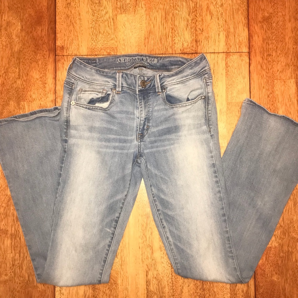 American Eagle like new jeans size 8 long